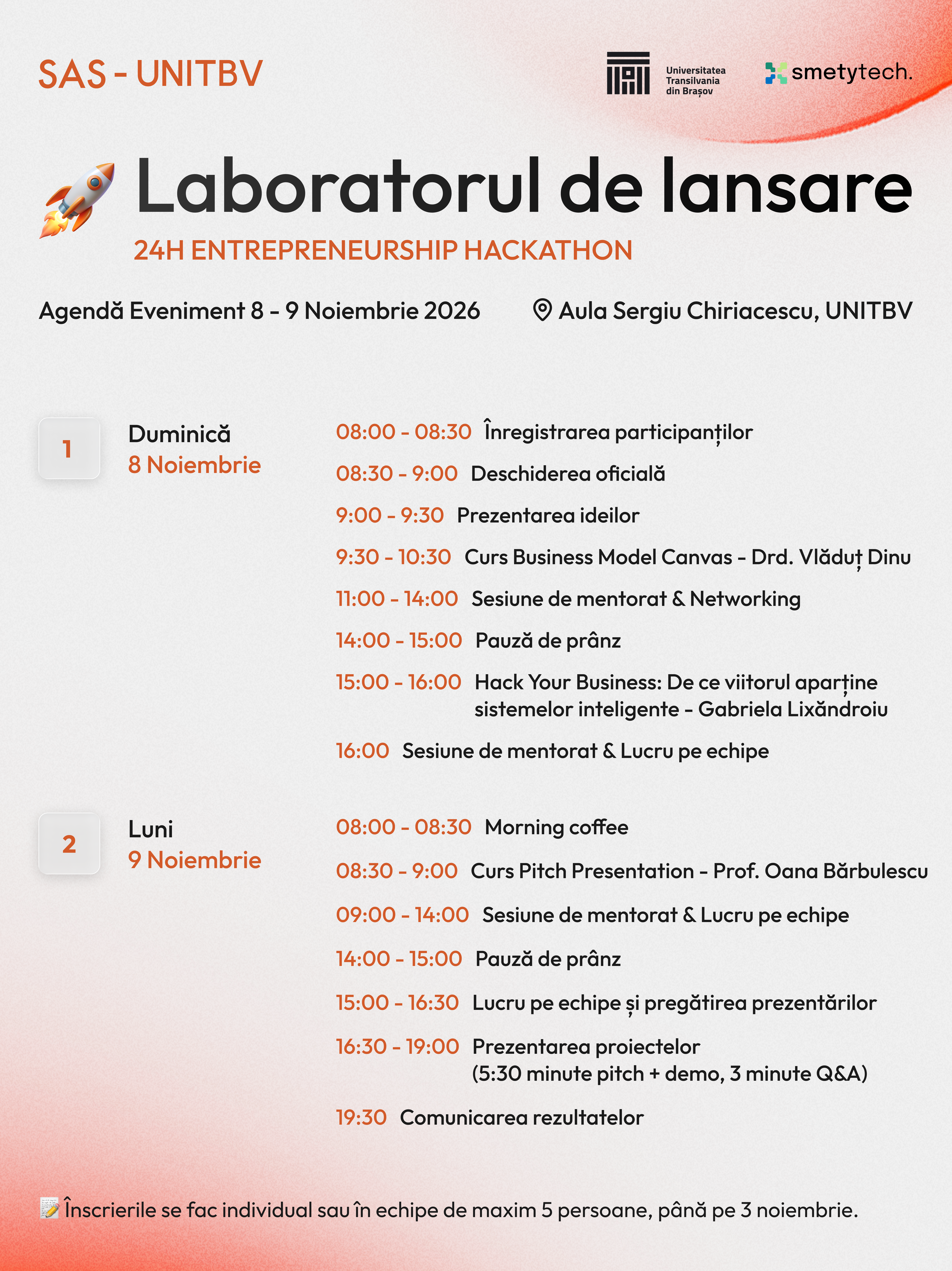 Poster Laboratorul de lansare