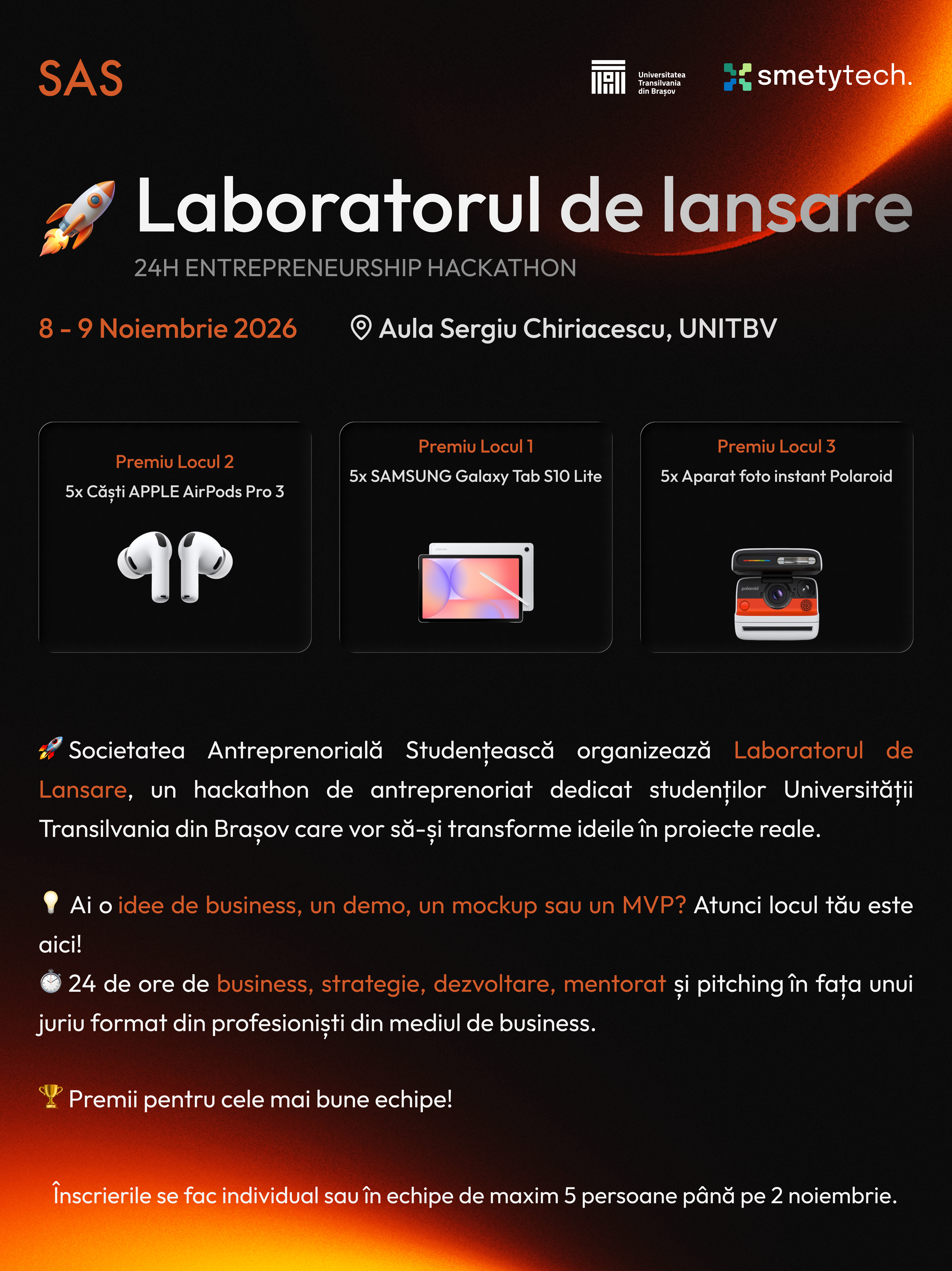 Poster Laboratorul de lansare
