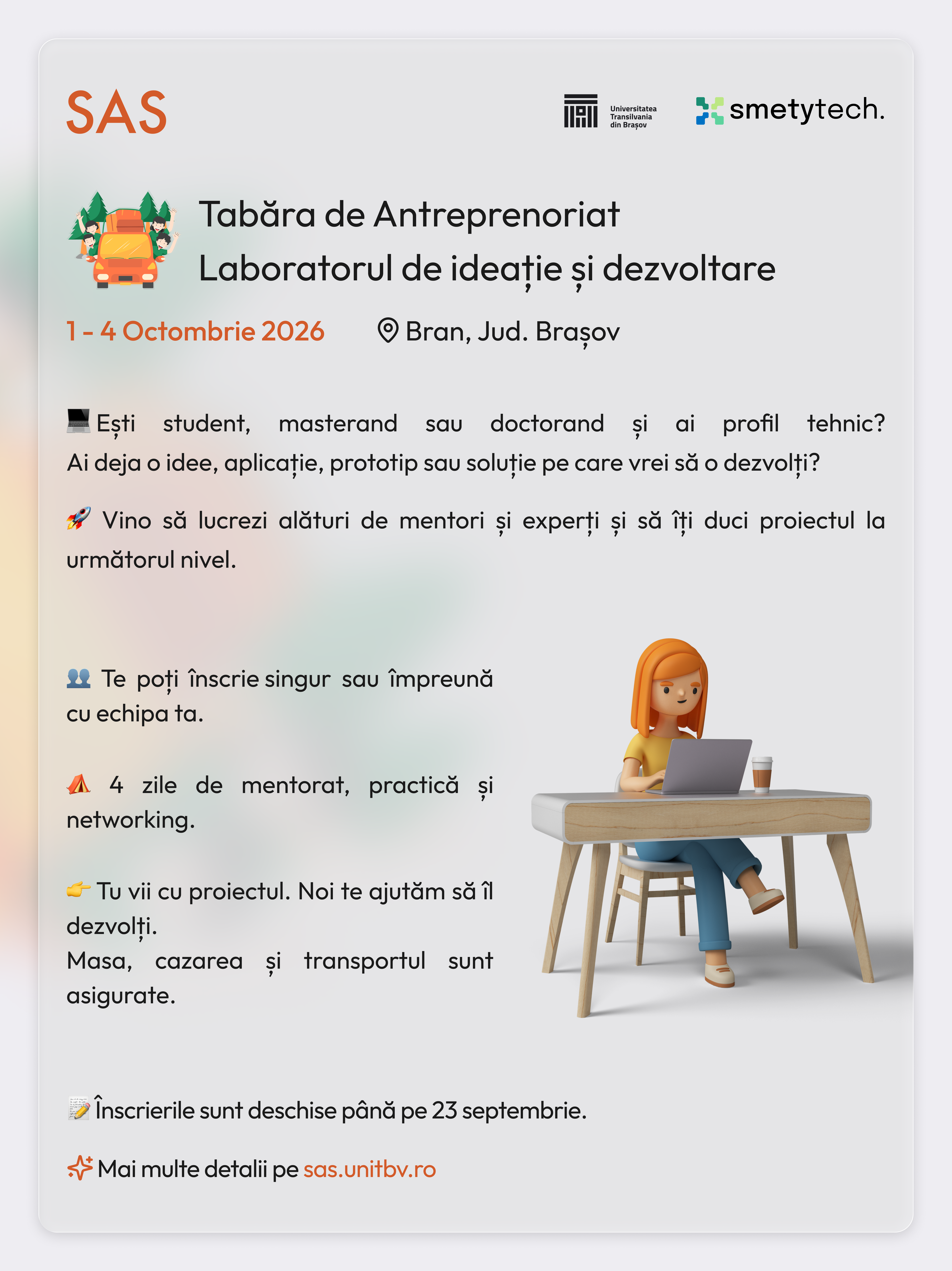  Taberei de Antreprenoriat - Laboratorul de antreprenoriat: Idea to Business